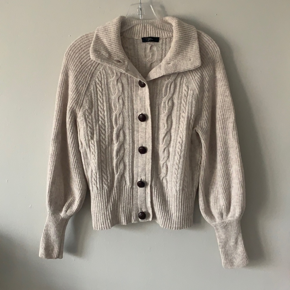 J Crew button up sweater!